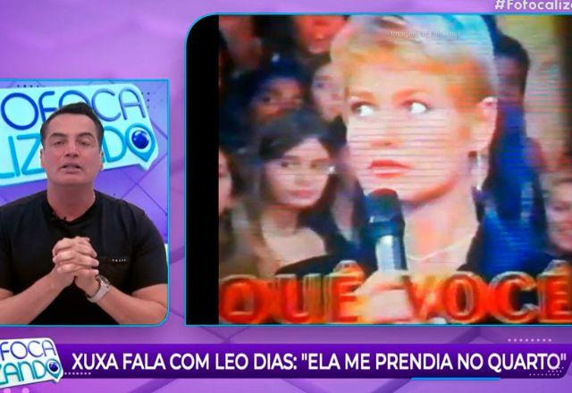 Léo Dias divide tela com imagem de Xuxa em seu documentário