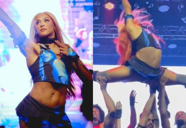 Pabllo Vittar durante show em Vitória, Espírito Santo