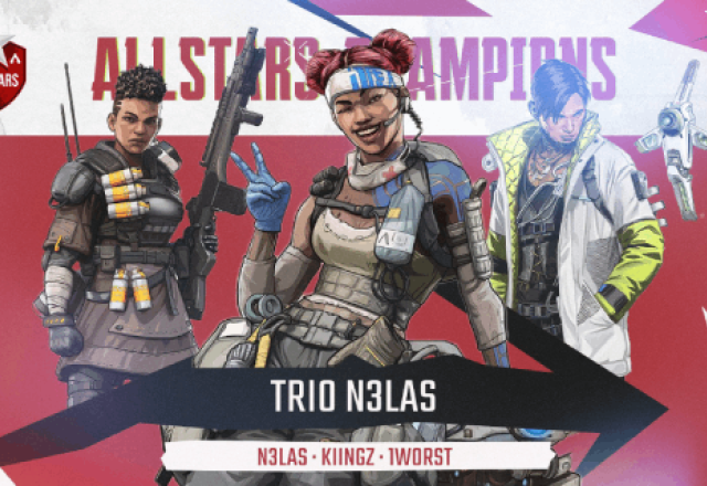 Trio N3LAS é campeão da 1ª Edição do All Stars Apex Legends