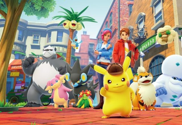 Imagem promocional de Detective Pikachu Returns