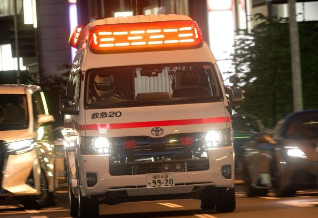 Imagem promocional da Toyota Ambulance Himedic ?21 em Gran Turismo 7