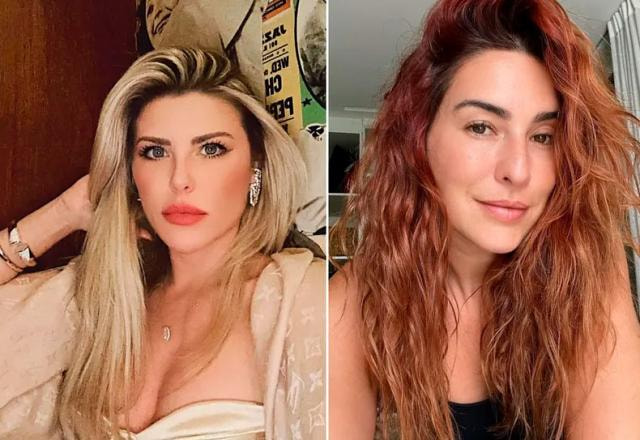 A atriz Fernanda Paes Leme e ex-BBB Iris Stefanelli