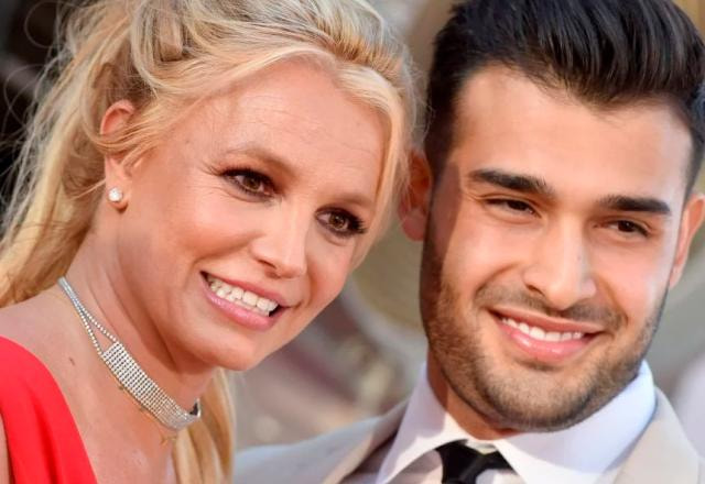 Britney Spears e o agora ex-marido Sam