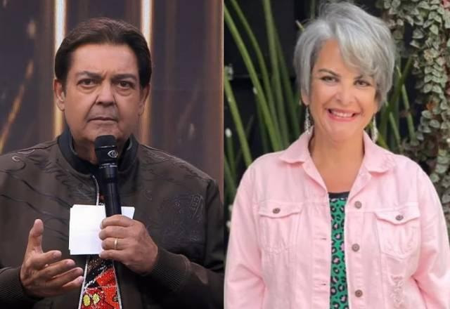 Faustão e Leonor Correa