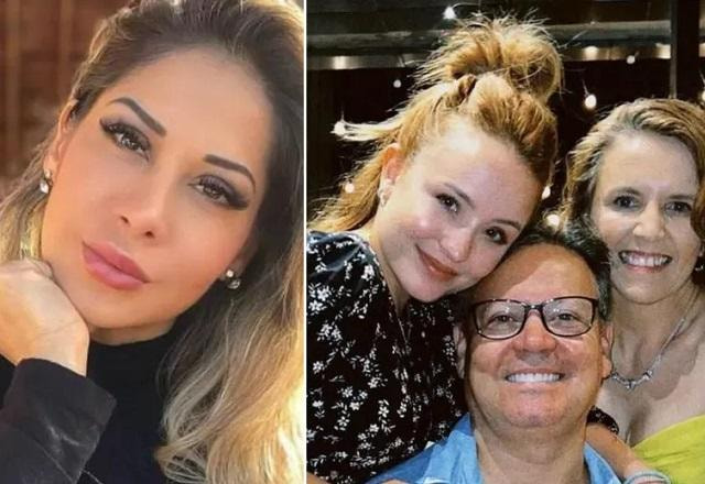 Maíra Cardi e família de Larissa Manoela