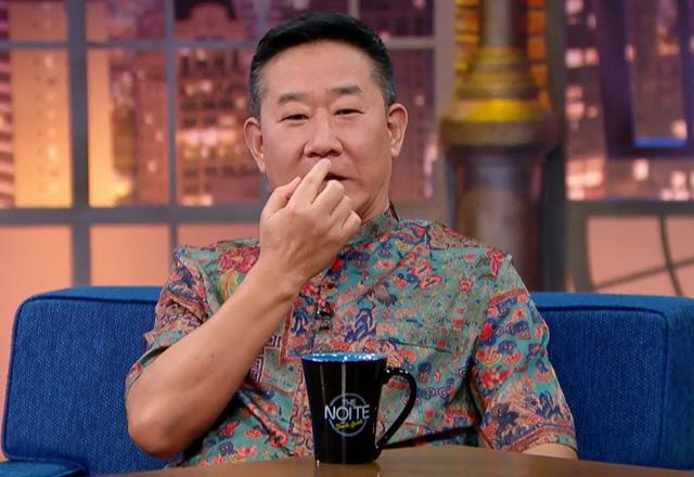 Peter Liu no The Noite.