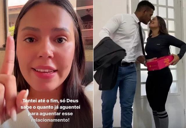 Bruna Lohaine e foto dela com o ex-marido