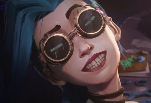 Imagem promocional de Jinx em Arcane