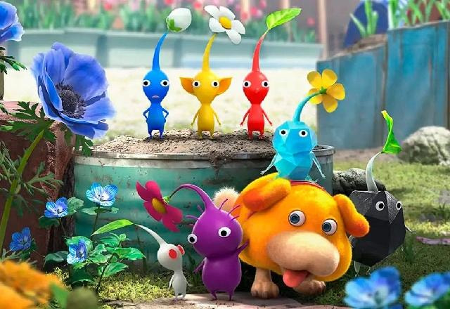 Imagem promocional de Pikmin 4