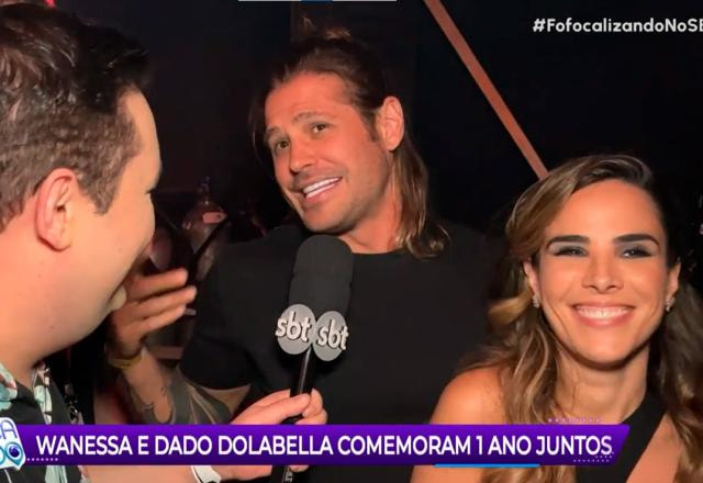 Wanessa Camargo e Dado Dolabella conversam com o Fofocalizando