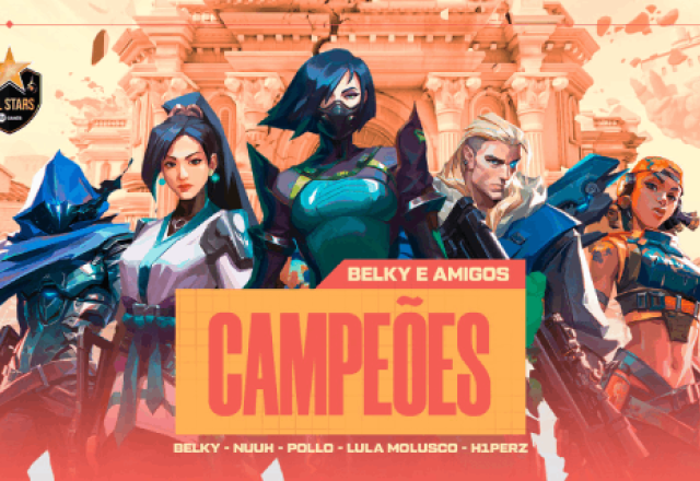 Belky e Amigos é campeão da 5ª Edição do All Stars Valorant