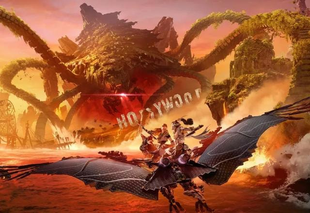 Imagem promocional de Horizon Forbidden West Burning Shores