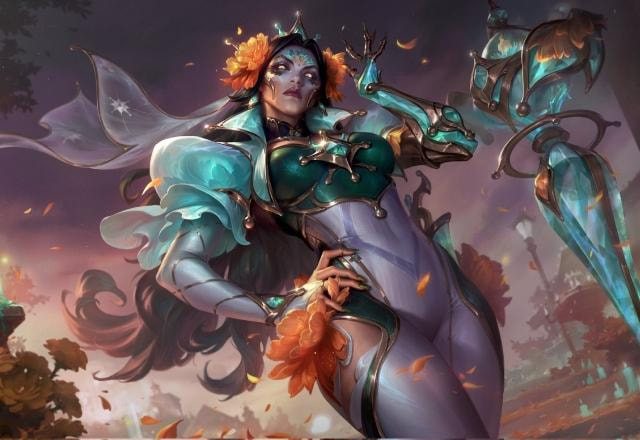 Splash art da skin La Ilusión Renata Glasc de Prestígio