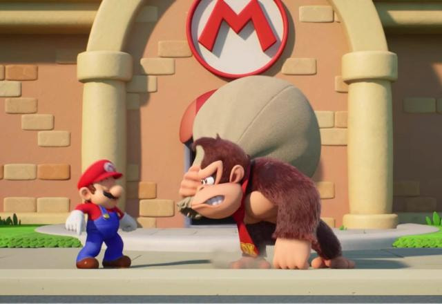 Imagem promocional de Mario vs Donkey Kong