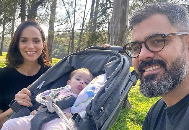 Letícia Cazarré, Maria Guilhermina e Juliano Cazarré