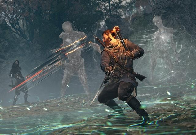 Imagem promocional de Banishers: Ghosts of New Eden