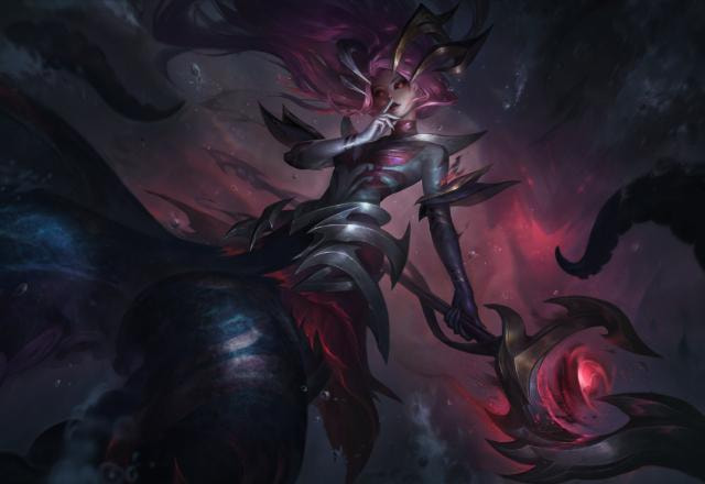 Splash art da skin Nami Congregação das Bruxas