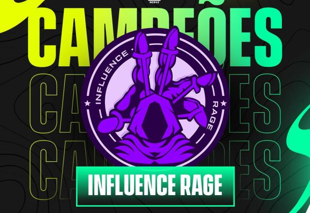 Arte Influence Rage campeã PMPL 2023