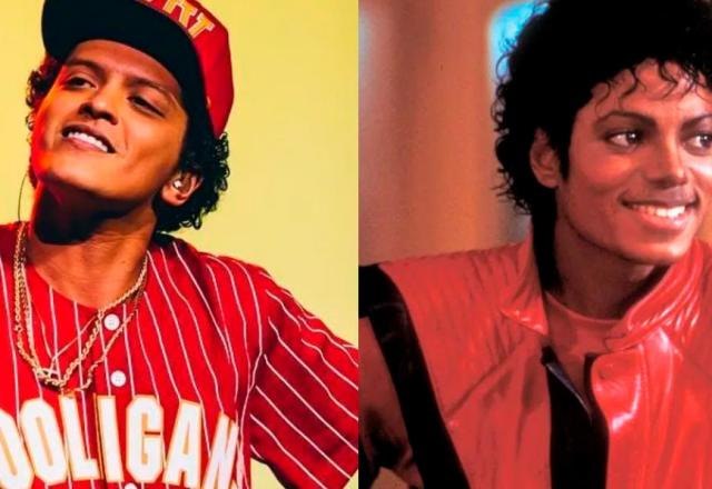 Bruno Mars e Michael Jackson lado a lado