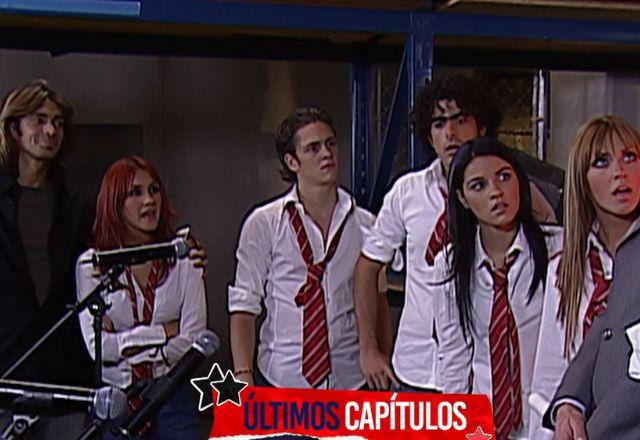 Diego, Giovanni, Miguel, Mia, Roberta e Lupita; Rebelde No SBT