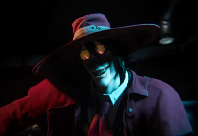 Imagem promocional de Alucard, protagonista de Hellsing, em Call of Duty: Modern Warfare II