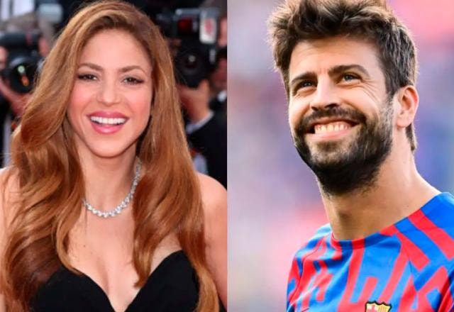 Shakira e Piqué lado a lado