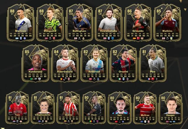 Imagem promocional do TOTW 3 de EA SPORTS FC 24