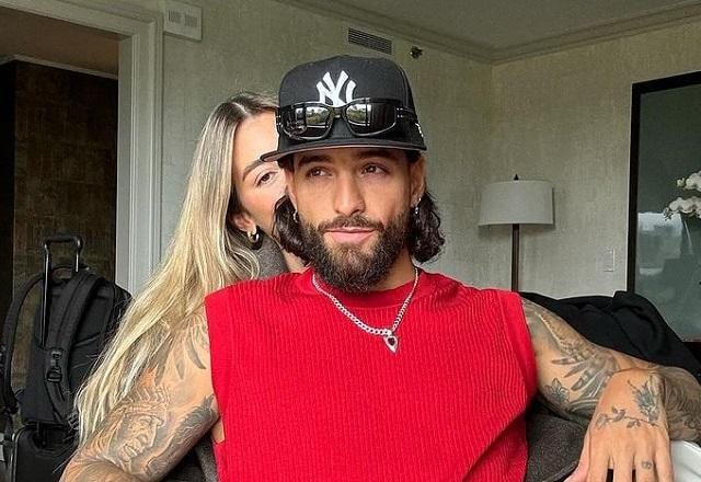 Maluma com a noiva, Susana