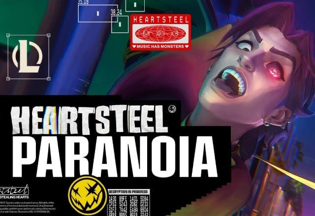 Imagem promocional de Paranoia, single da HEARTSTEEL