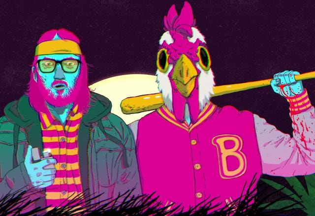 Imagem promocional de Hotline Miami