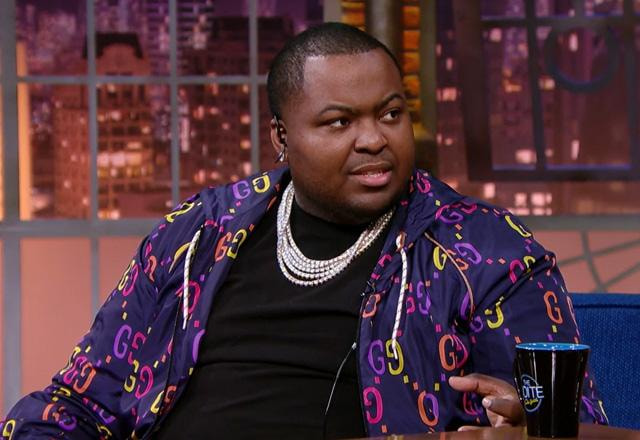 Sean Kingston no palco do The Noite.