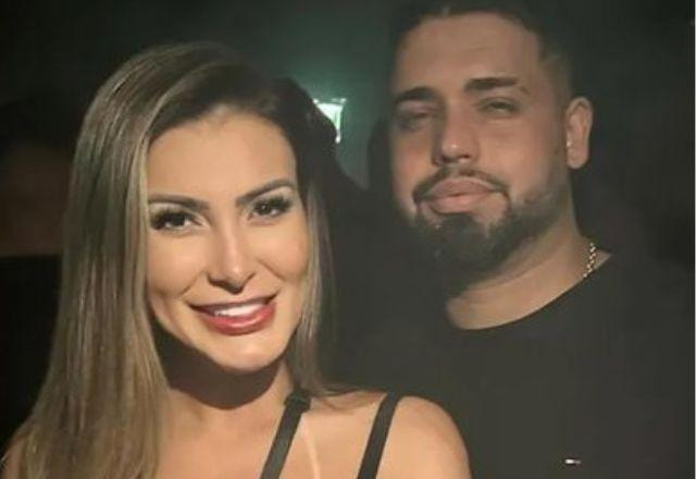 Andressa Urach e Sérgio Carvalho
