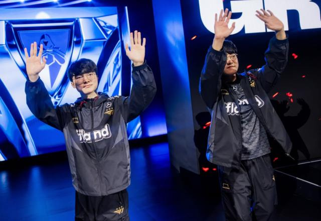 Faker e Guma T1 Worlds 2023