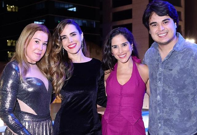 Zilu Camargo com os filhos