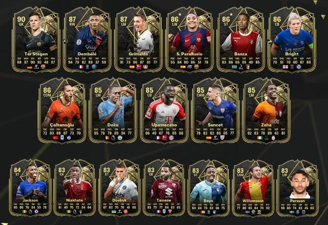 Imagem promocional do TOTW 8 de EA SPORTS FC 24