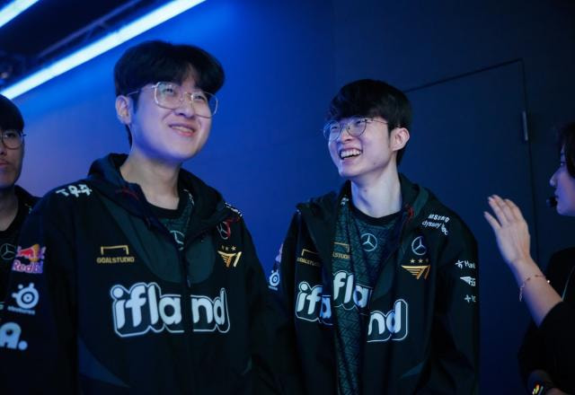 Zeus e Faker Worlds 2023