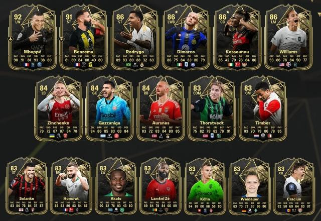 Imagem promocional do TOTW 9 de EA SPORTS FC 24