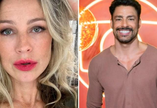 Rostos de Luana Piovani e Cauã Reymond lado a lado em montagem