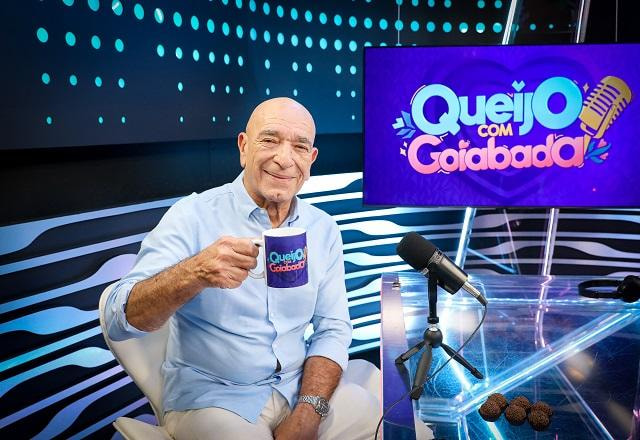 Luiz Guilherme, Nicholas Torres e Ana Zimerman no Queijo com Goiabada