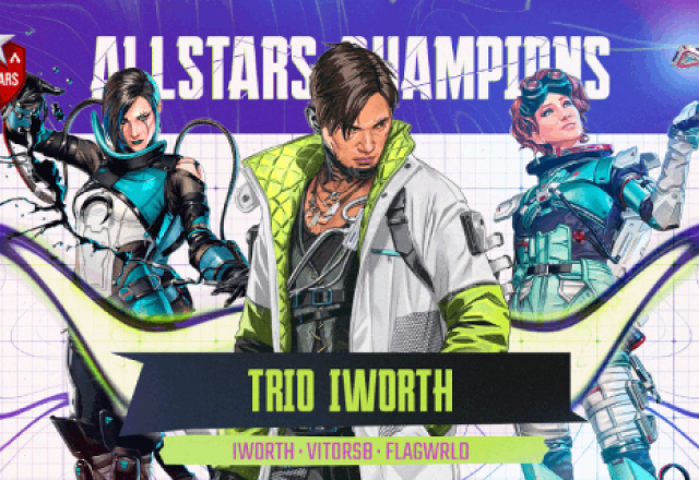 Trio iWorth é campeão da 2ª Edição do All Stars Apex Legends