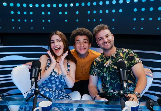 MIguel Schmid, Ana Zimerman e Nicholas Torres do Queijo com Goiabada
