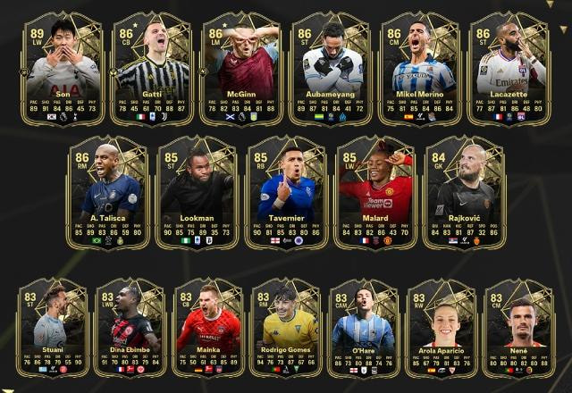 Imagem promocional do TOTW 13 de EA FC 24