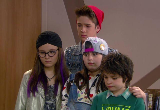 Isabela, Joaquim, Julia e Felipe