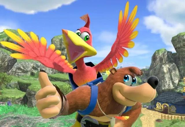 Imagem promocional de Banjo-Kazooie