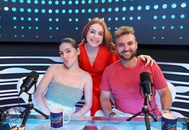 Rayssa Zago, Ana Zimerman e Nicholas Torres no Queijo com Goiabada