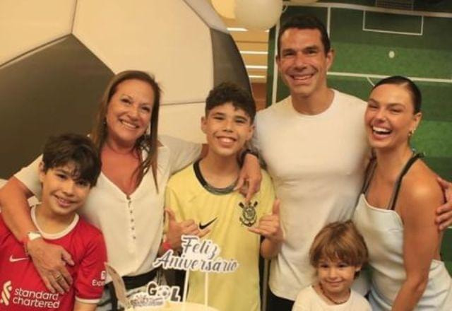 João Marcus, Laura Buaiz, José Marcus, Marcus Buaiz, Isis Valverde e Rael