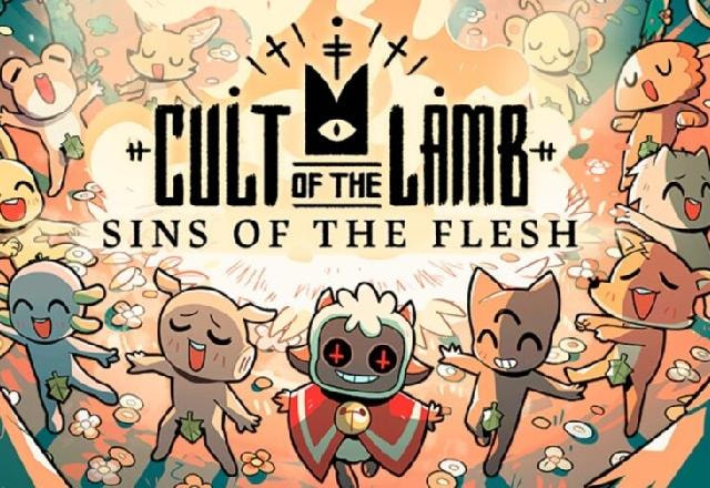 Imagem promocional de Sins of the Flesh, atualização de Cult of the Lamb