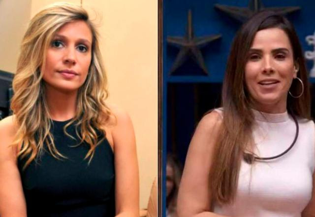 Wanessa Camargo e Luisa Mell lado a lado na mesma arte