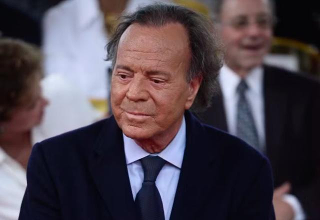 O cantor Julio Iglesias