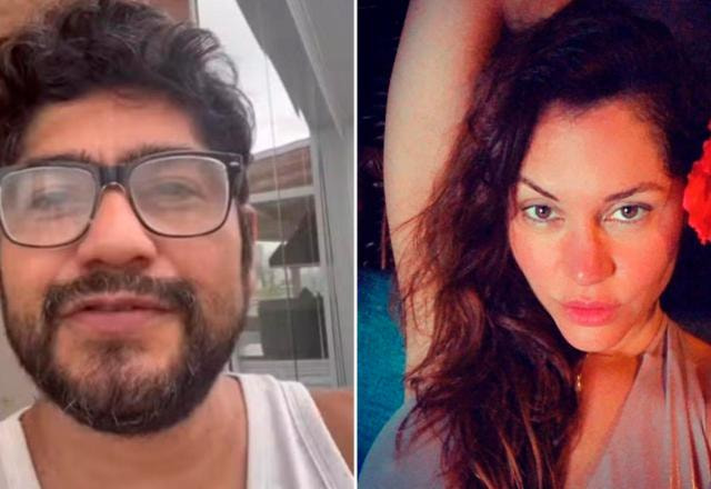 Luiz França e Maria Melilo lado a lado em montagem